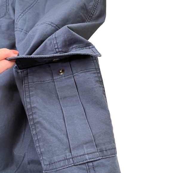 NWT L.L. Bean Stretch Canvas Cargo Flannel Lined Pants Navy Women's 20MT - Picture 10 of 16